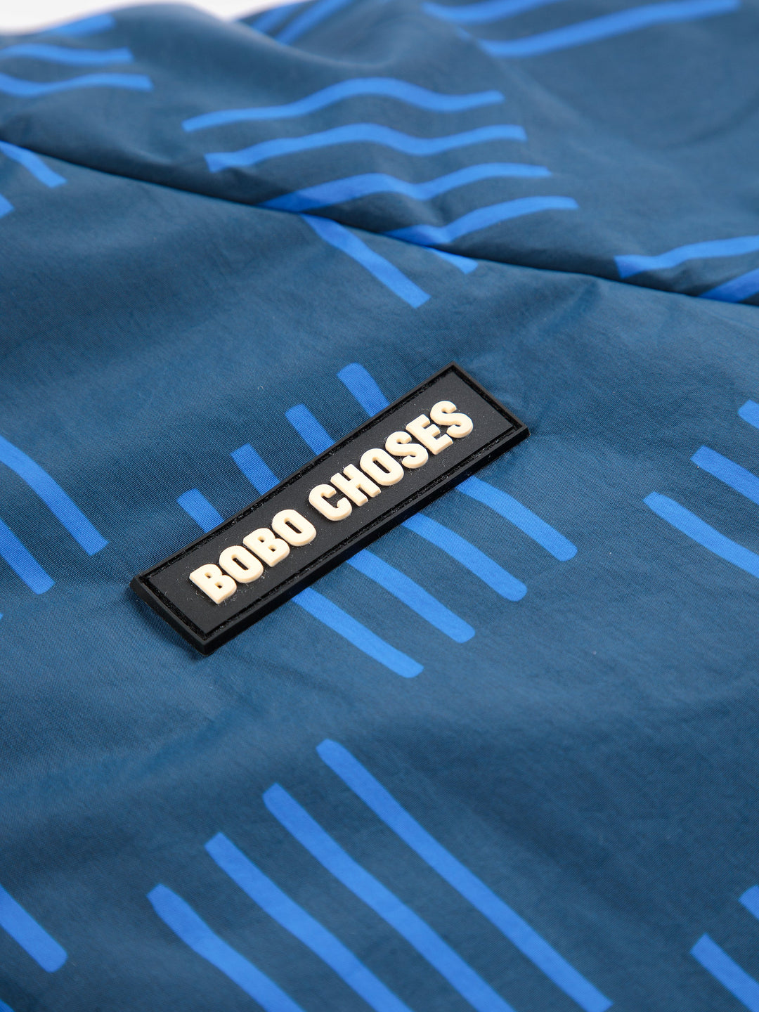 [Bobo Choses] Almost Moire all over reversible anorak-Navy Blue