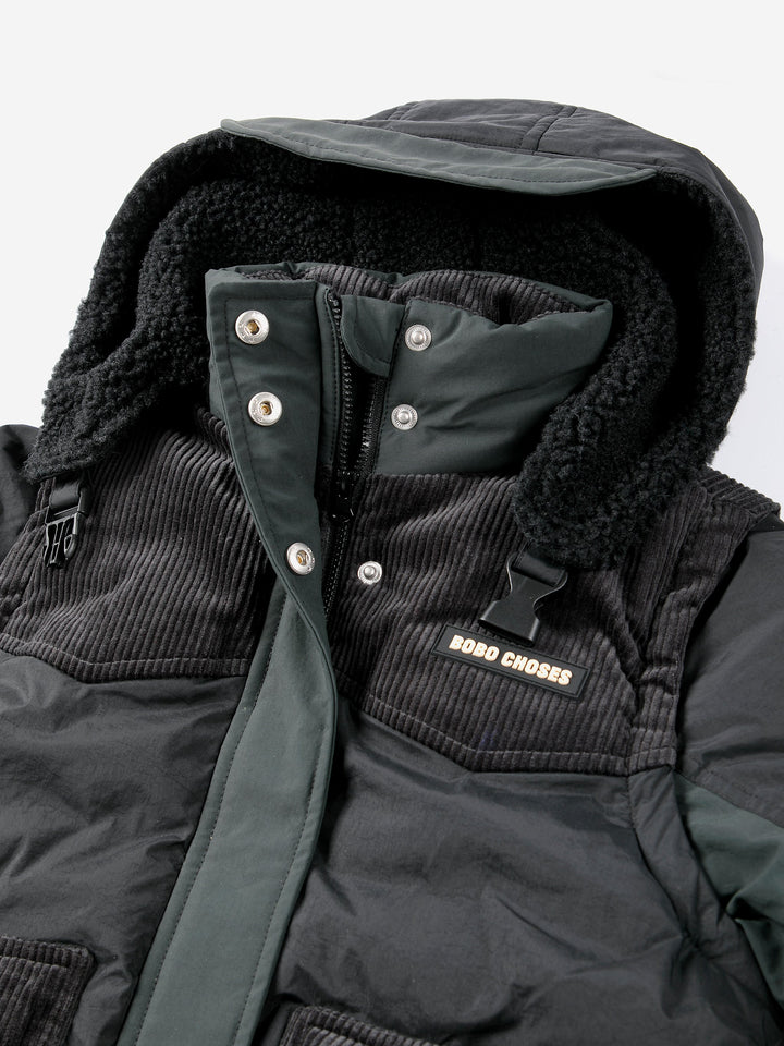 [Bobo Choses]Padded anorak-Midnight Blue