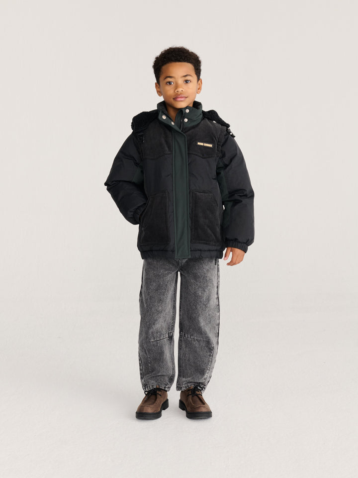 [Bobo Choses]Padded anorak-Midnight Blue