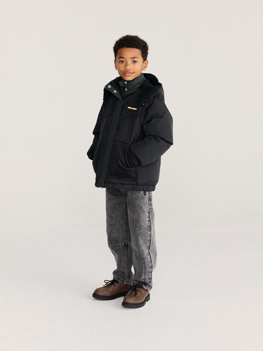 [Bobo Choses]Padded anorak-Midnight Blue