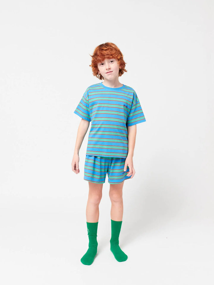 [Bobo Choses]Blue Stripes Loungewear Set