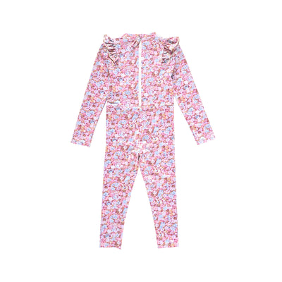 [Louise Misha] Badeoveralls Linette - Pink Sweet Pastel