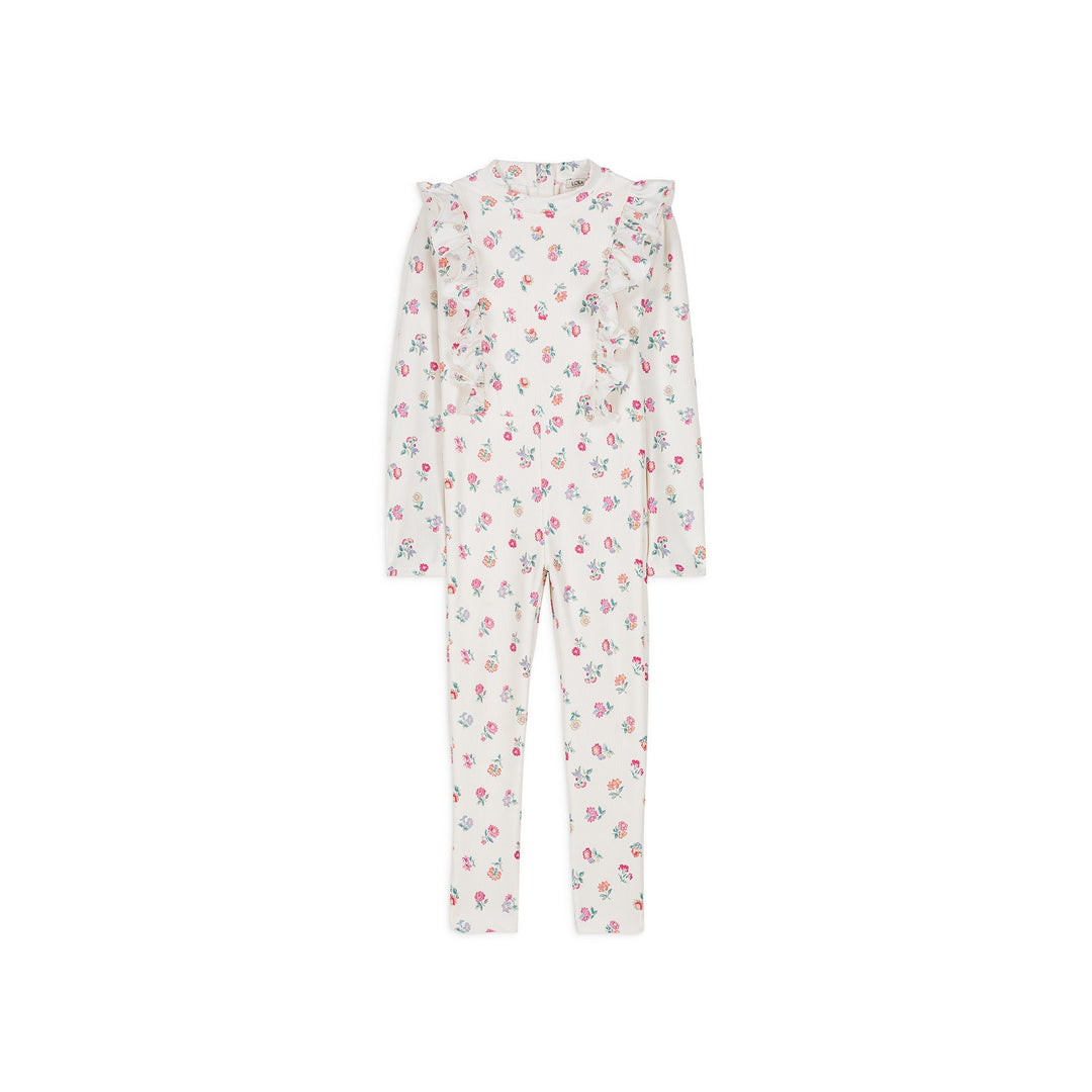[Louise Misha] Bathing Jumpsuits Linette - White Felcita Flow