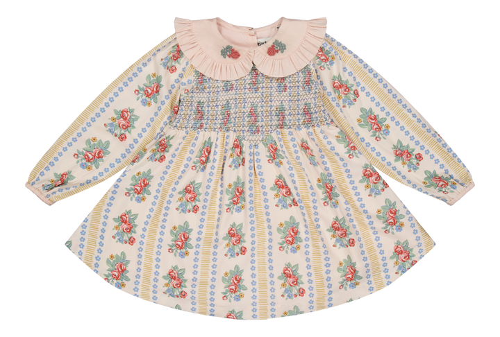 [Bachaa] Babydoll Robe Dress - Darling Print