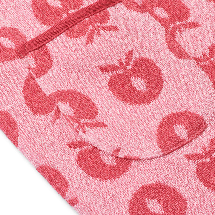 [Smafolk] Bathrobe With Apples - Sea Pink