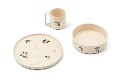 [Liewood] Camren Porcelain Tableware - Peach / Sea shell