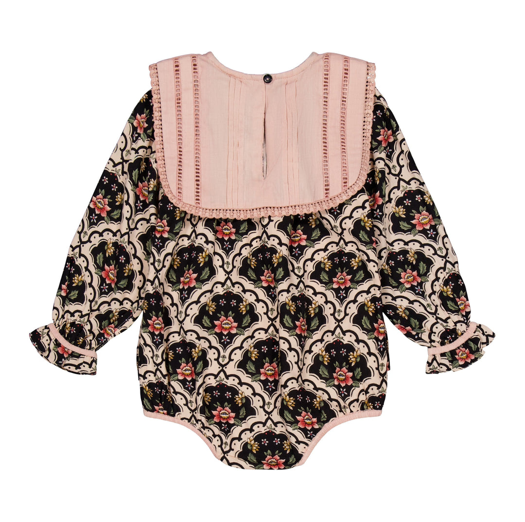 [Bachaa] Cup Cake Romper - Lovely Print