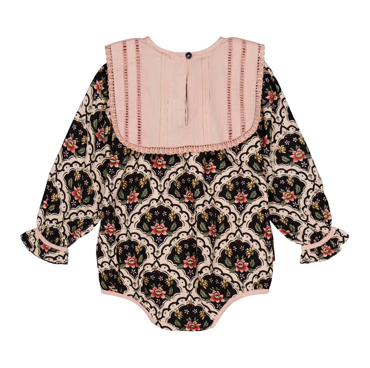 [Bachaa] Cup Cake Romper - Lovely Print
