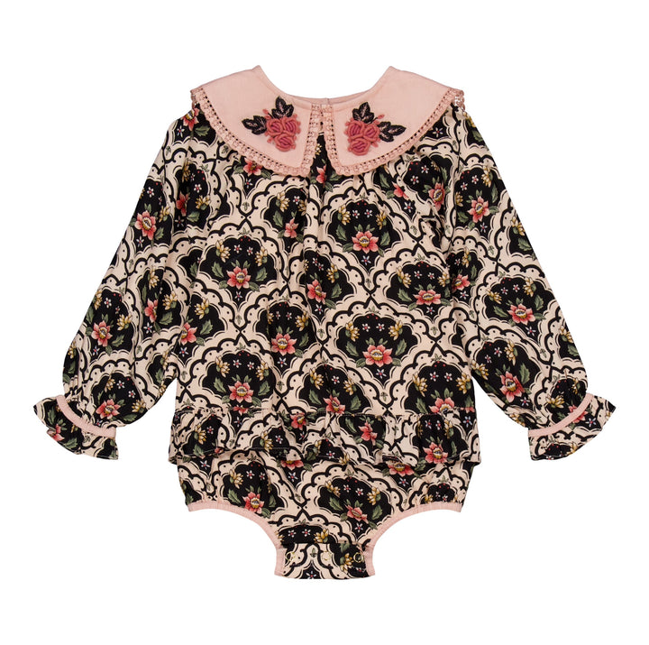 [Bachaa] Cup Cake Romper - Lovely Print