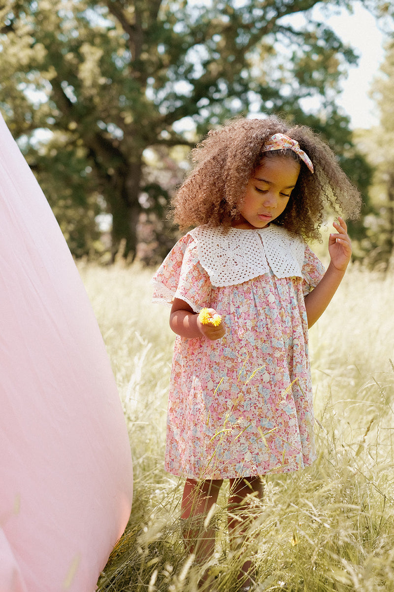 [Louise Misha] Kleid Warisa - Rosa süßes Pastell