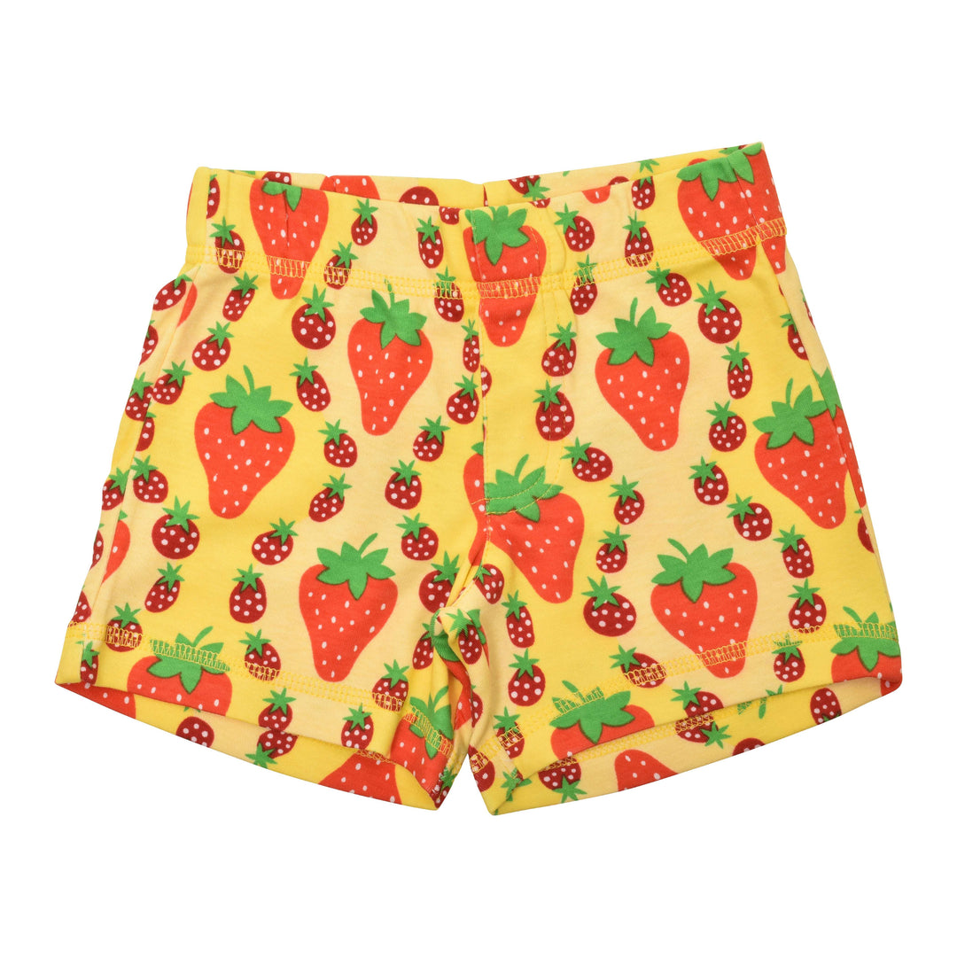 [DUNS Sweden] Short Pants -Strawberries Yellow