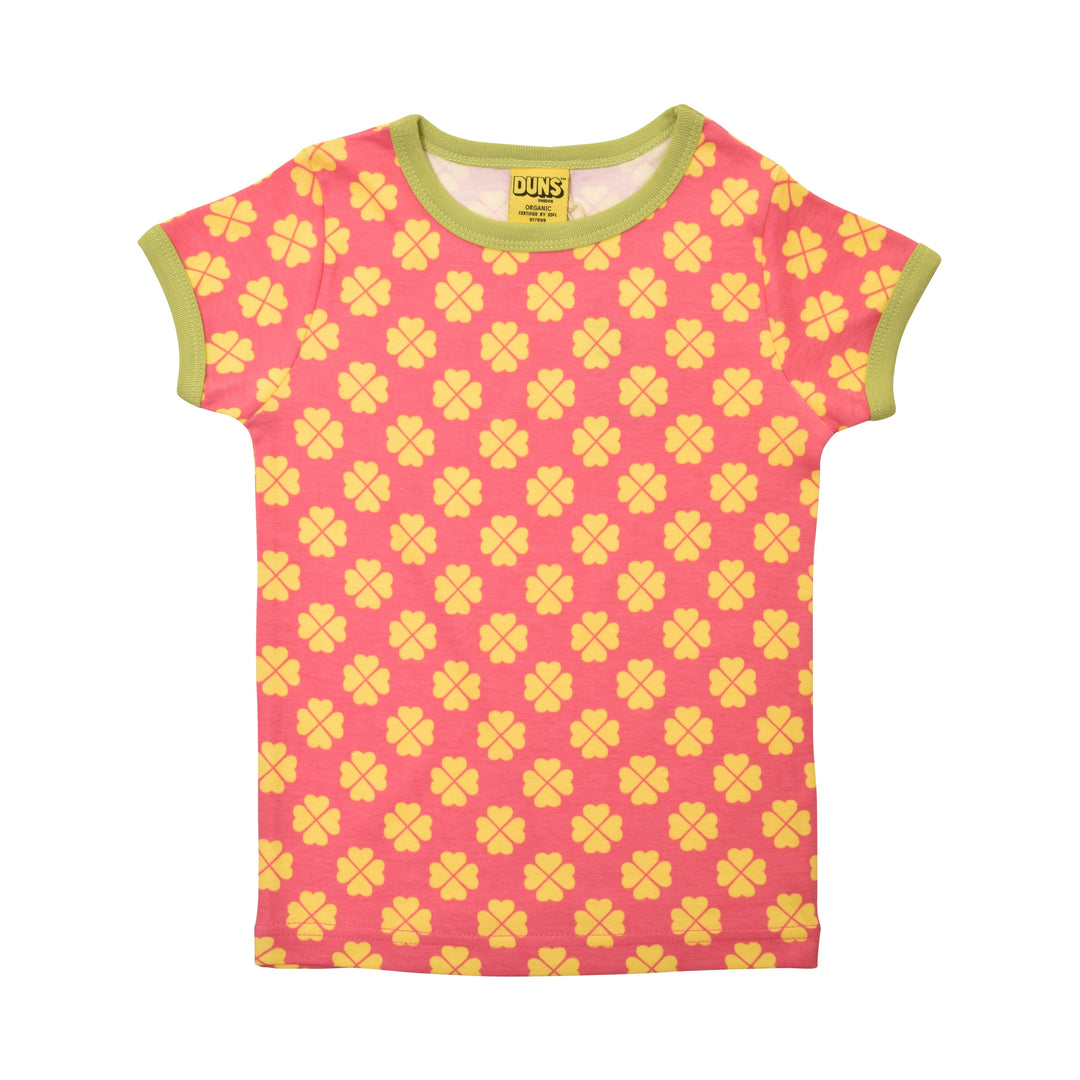 [DUNS Sweden] Short Sleeve Tops- Clover Hot Pink