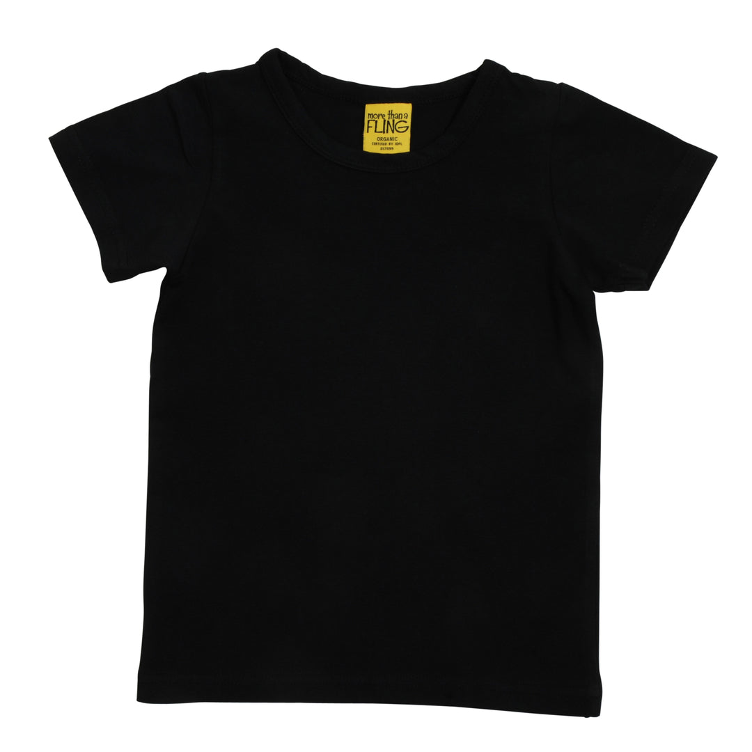 [DUNS Sweden] Short Sleeve Tops- More than a Fling Black