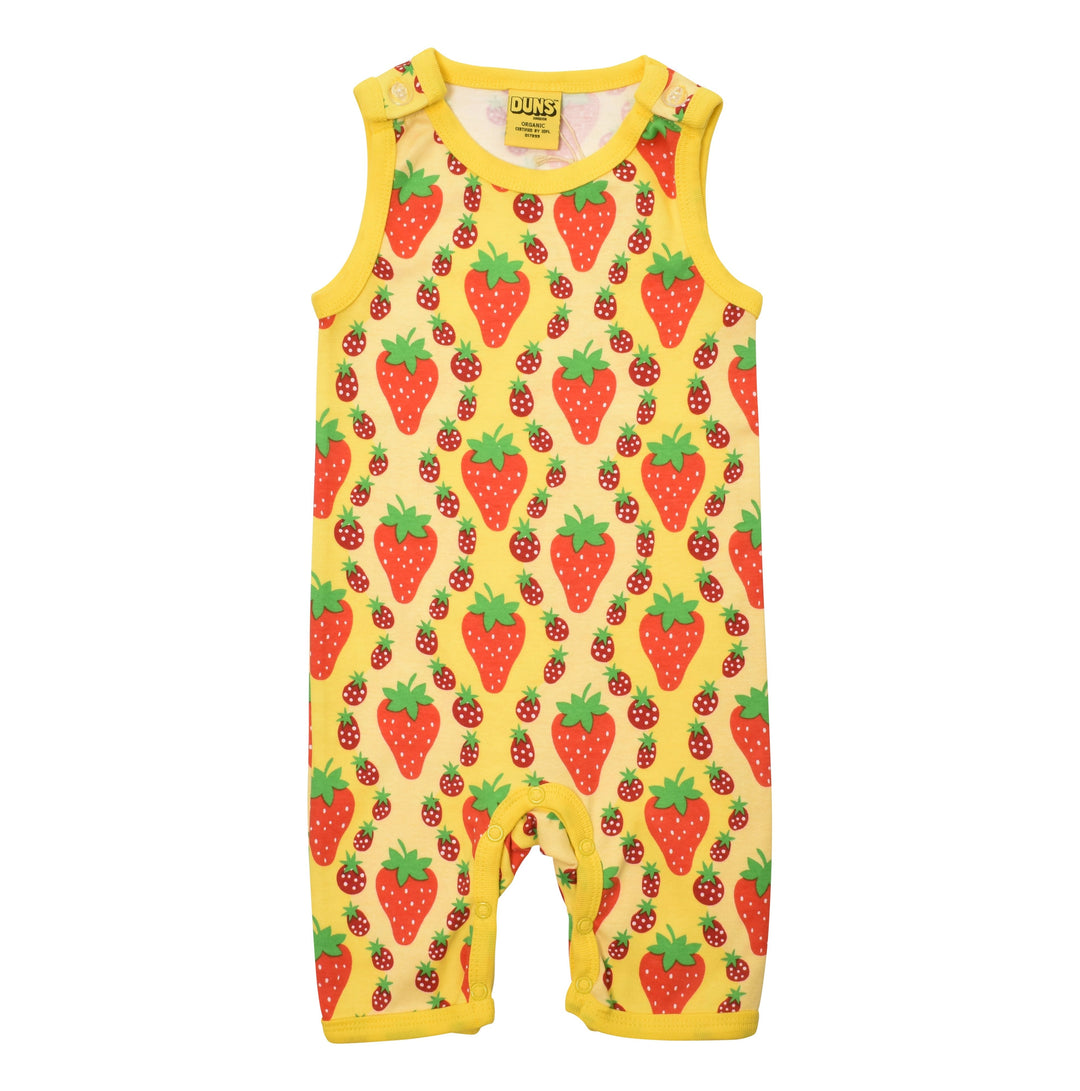 [DUNS Sweden] Play Suit -Strawberries Yellow