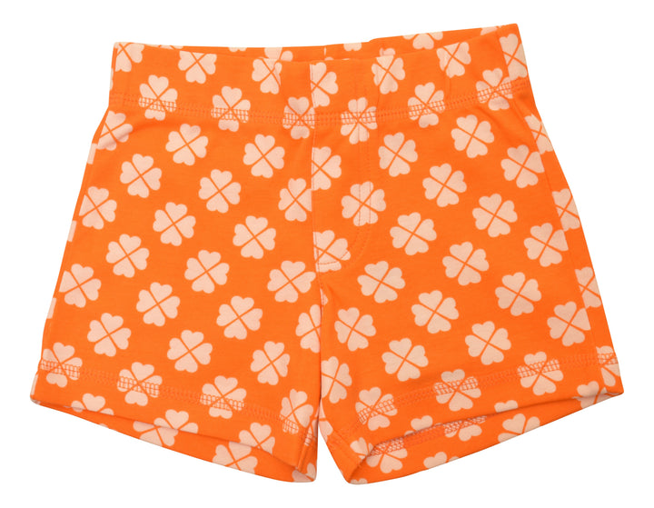 [DUNS Sweden] Short Pants-Clover Vibrant orange & Clover Pompein Red