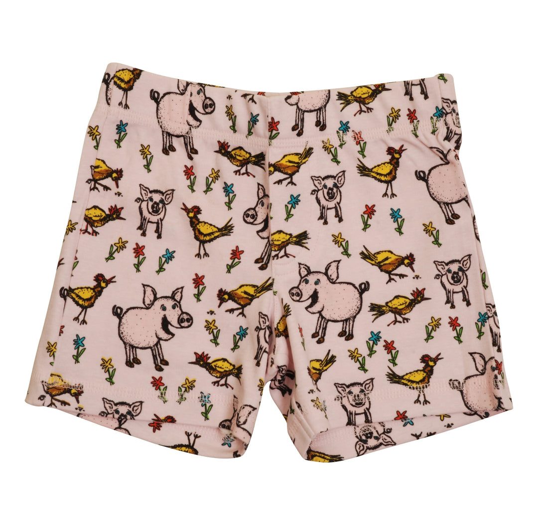 [DUNS Sweden] Short Pants - Pigs and Chicks Pink
