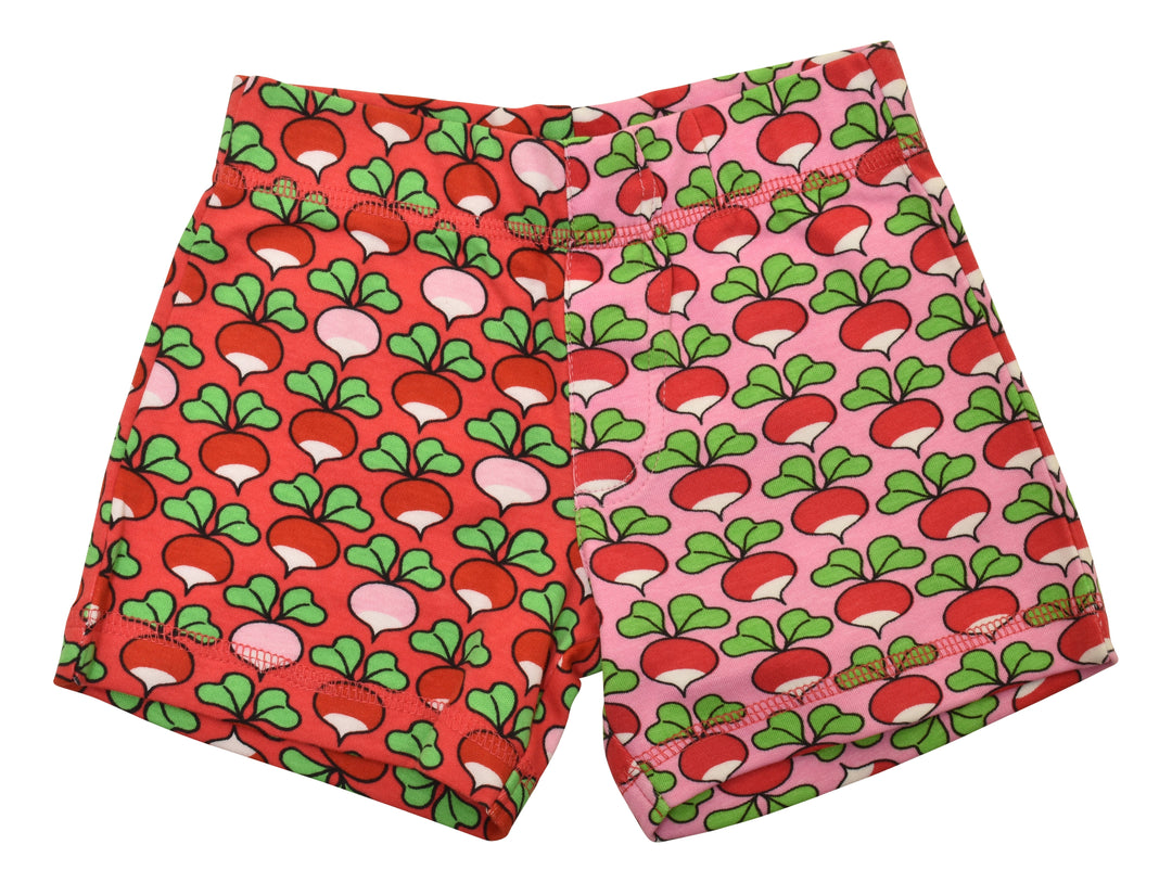 [DUNS Sweden] Short Pants-ough Red mixed Print Radish lilac