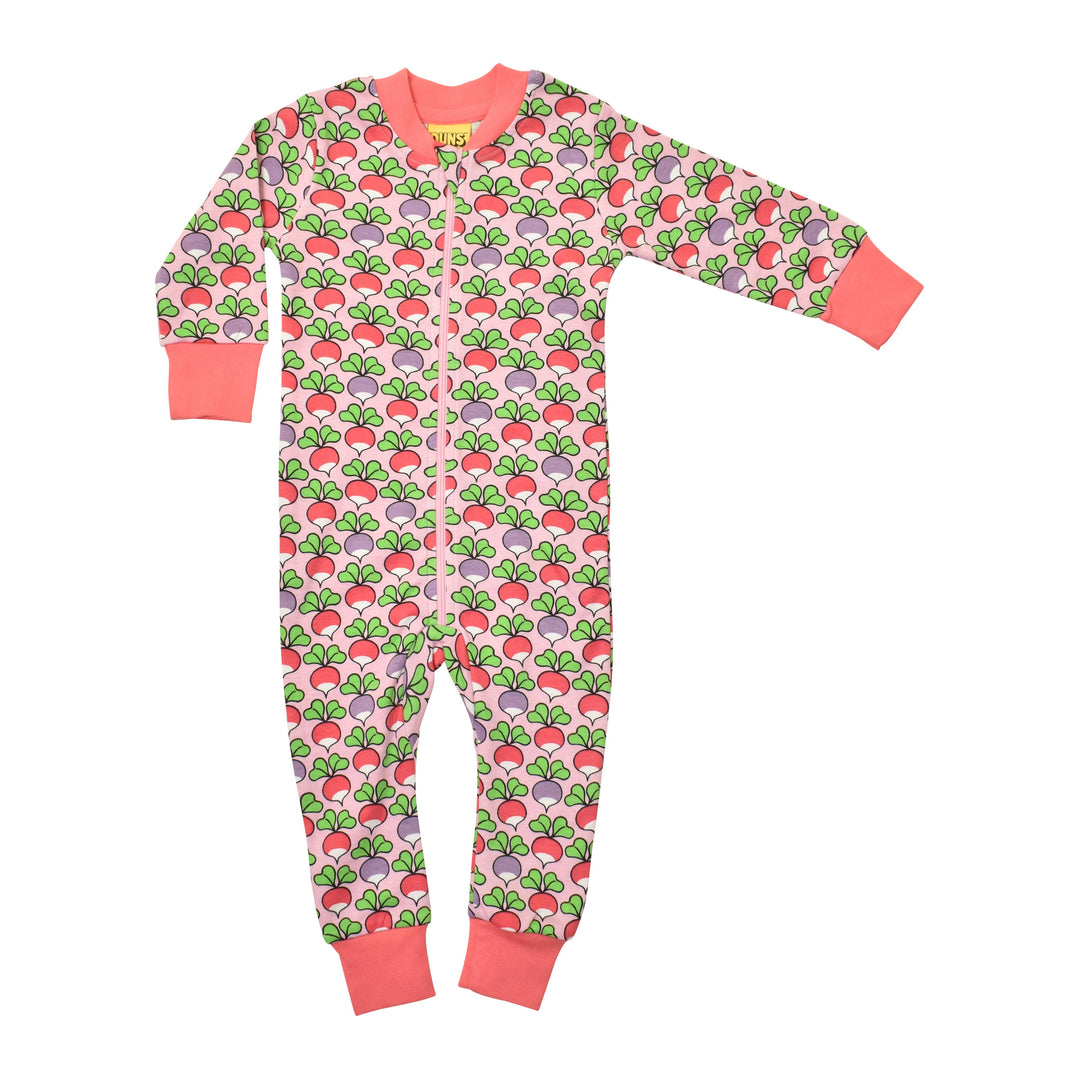 [DUNS Sweden]Zip suit- Multi Radish Pink