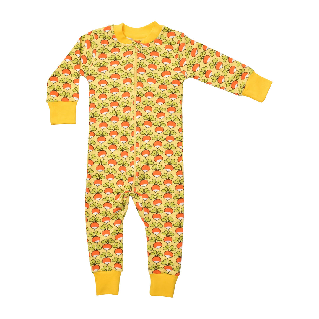 [DUNS Sweden]Zip suit- Radish Sunshine Pale Yellow