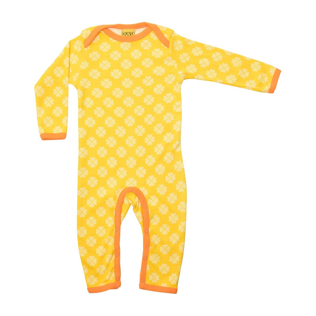 [DUNS Sweden] Long Sleeve Lap Neck Suit - Clover Dandelion Yellow
