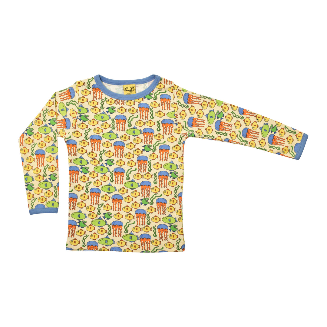 [DUNS Sweden]Long Sleeve Tops- Jellyfish Marin Blue