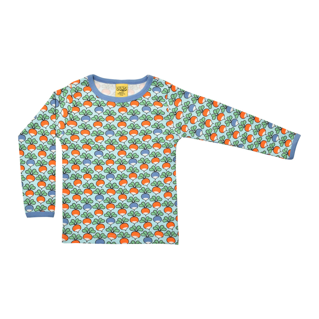 [DUNS Sweden]Long Sleeve Tops- Multi Radish Blue