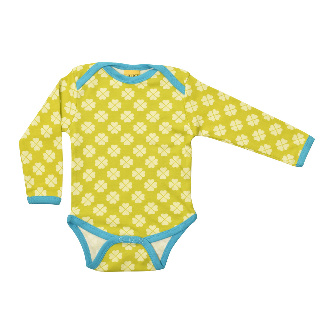 [DUNS Sweden]Long Sleeve Napneck Body - Clover Sulphur Spring Green