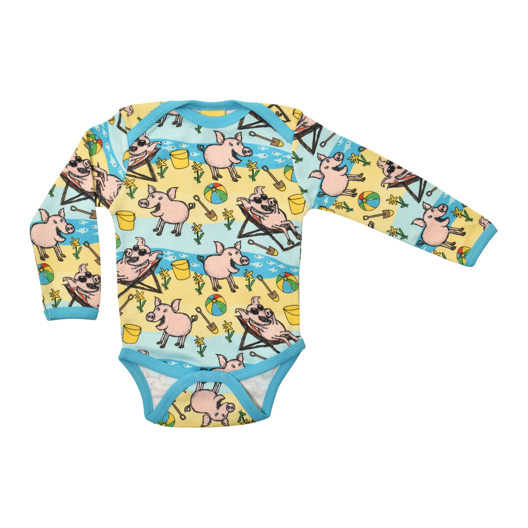 [DUNS Sweden]Long Sleeve Napneck Body - Beach Pig
