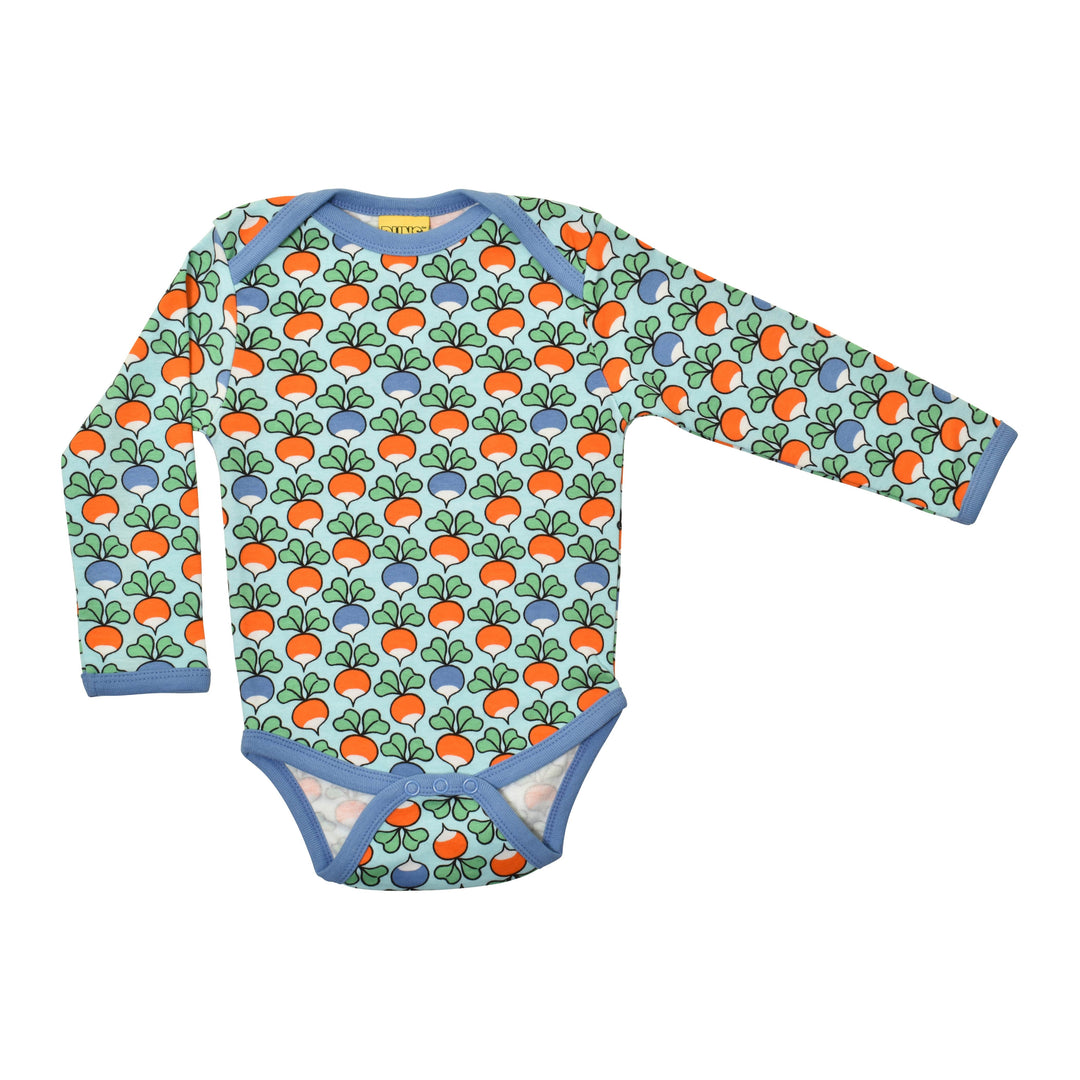 [DUNS Sweden]Long Sleeve Napneck Body - Multi Radish Blue