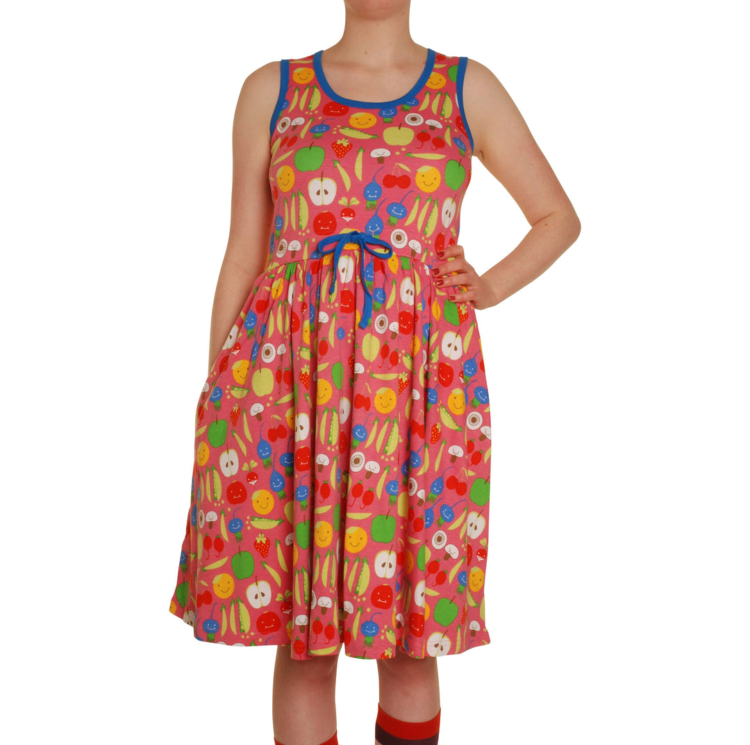 [Adult][DUNS Sweden] Gather Dress - Harvest Pink