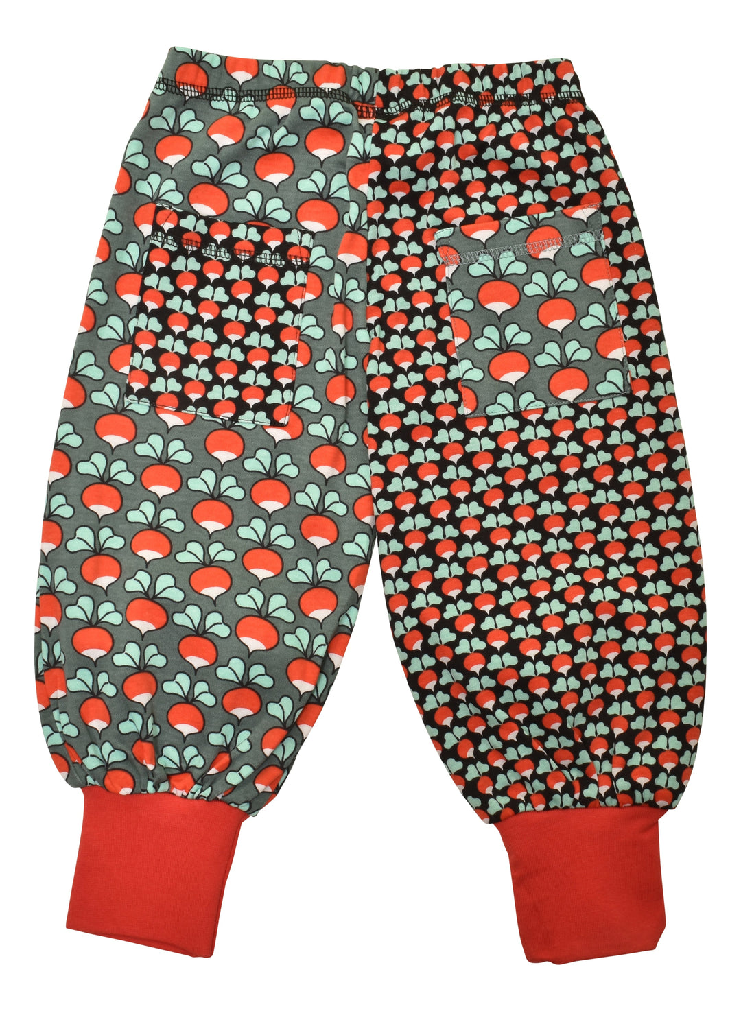 [DUNS Sweden]Baggy Pants-Mini Radish HALF BISTRO / HALF BLACK