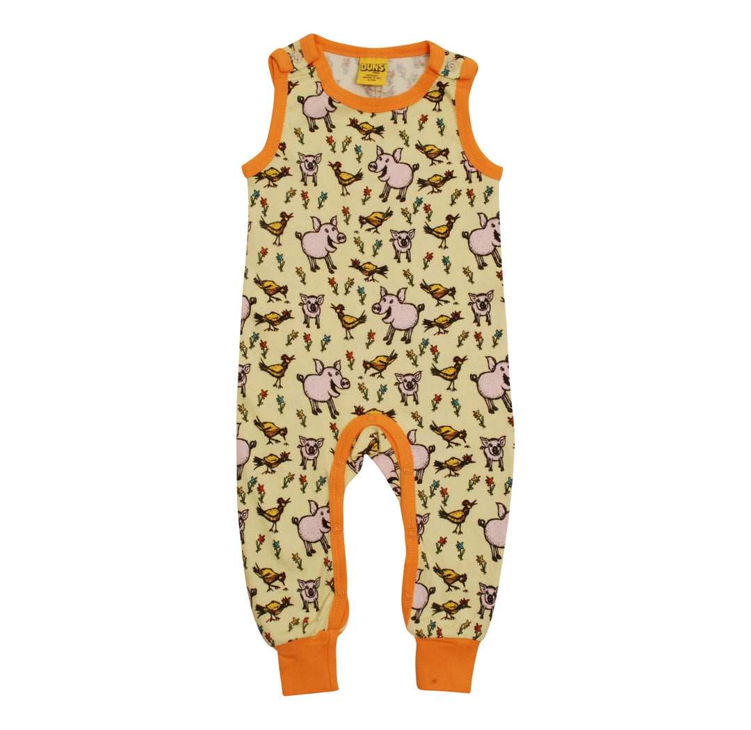 [DUNS Sweden] Dungaree - Pigs and Chicks Green