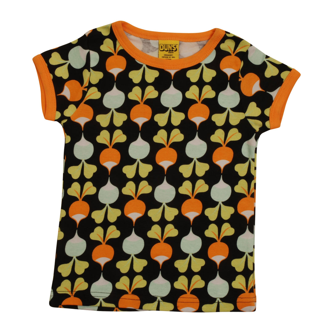 [DUNS Sweden] Short Sleeve Tops- Big Radish Black