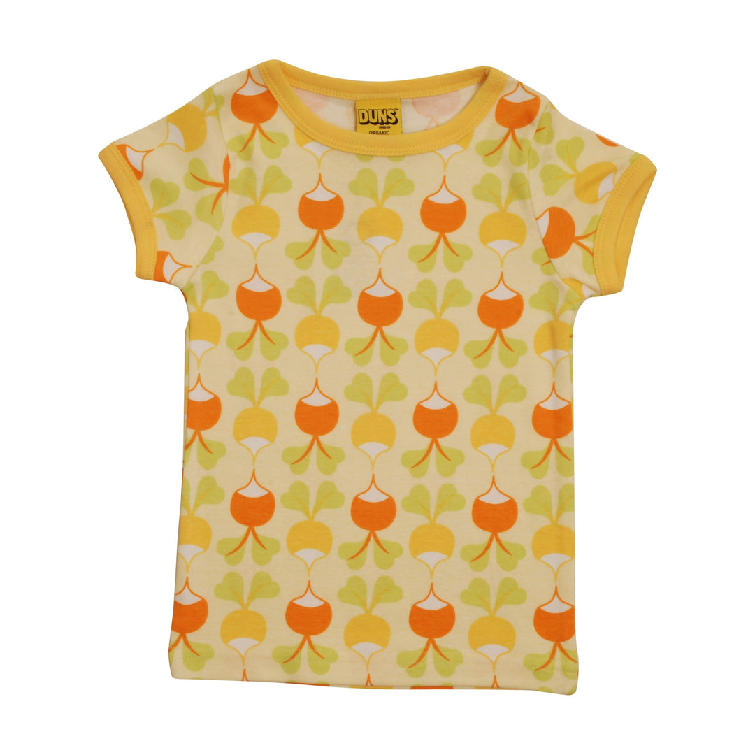 [DUNS Sweden] Short Sleeve Tops- Big Radish Transparent Yellow