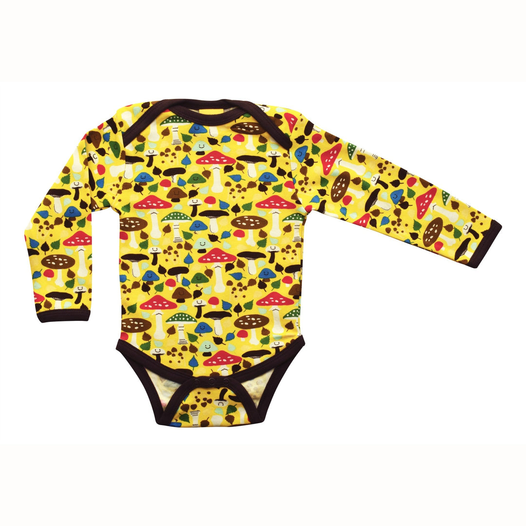 [DUNS Sweden]Long Sleeve Napneck Body - Mushrooms Yellow