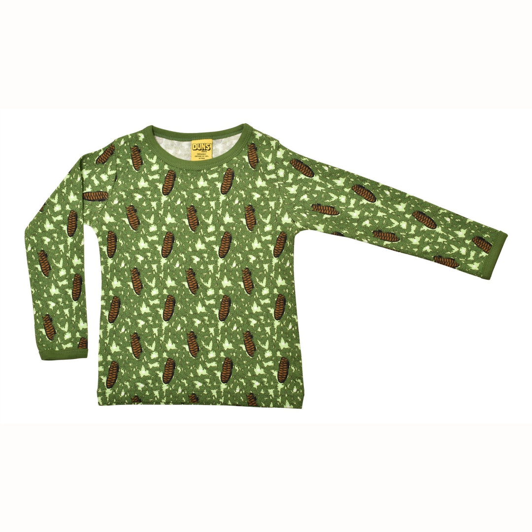 [DUNS Sweden]Long Sleeve Tops- Pine Cones