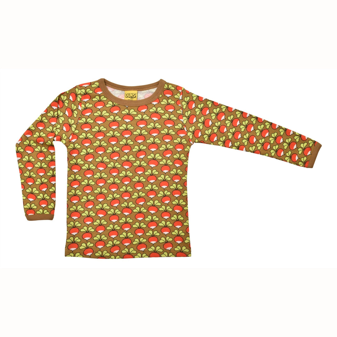 [DUNS Sweden]Long Sleeve Tops- Radish Butternut Brown