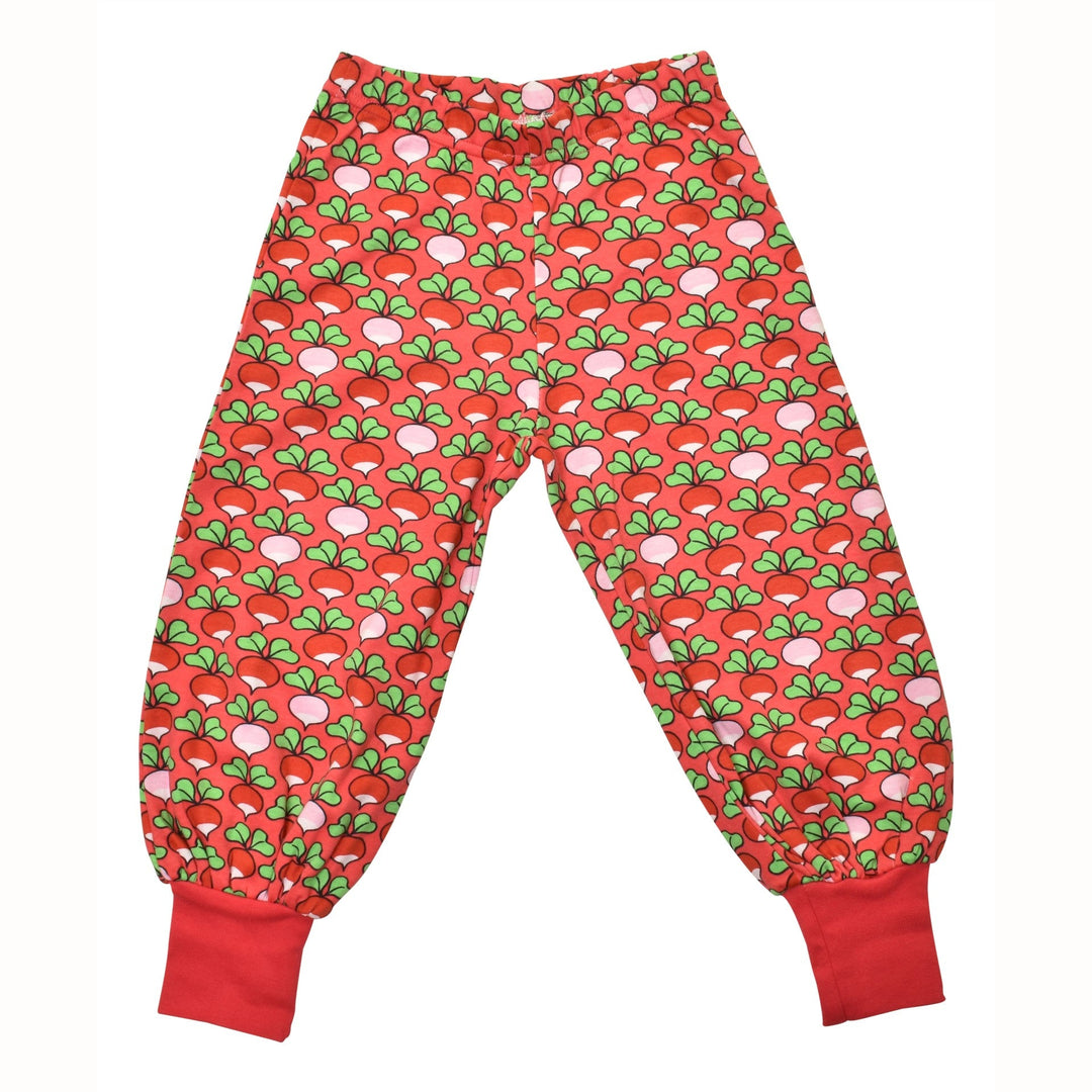 [DUNS Sweden]Baggy Pants - Multi Radish Rouge Red