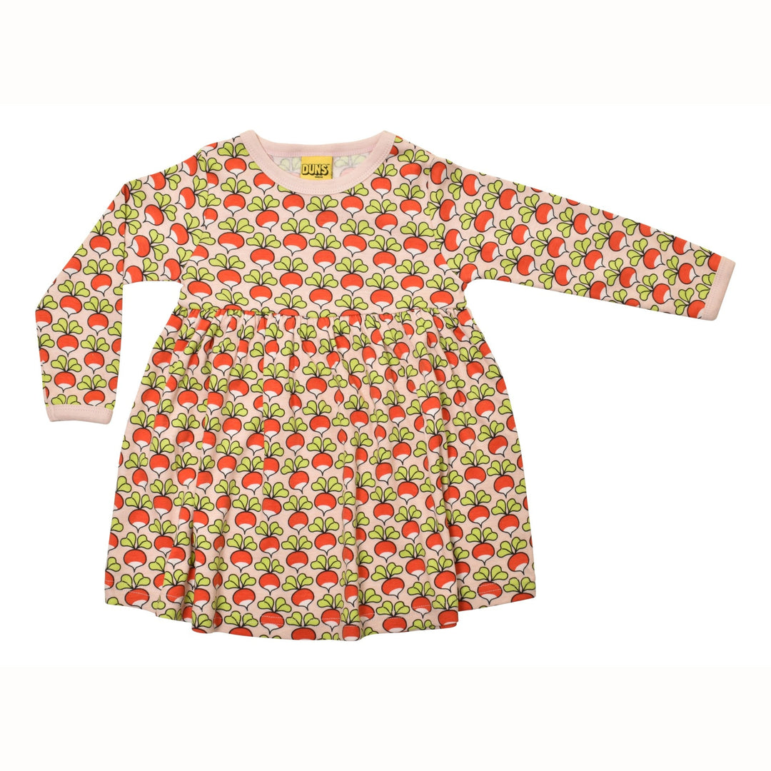 [DUNS Sweden] LS Gather Dress - Radish Pale Dogwood Pink