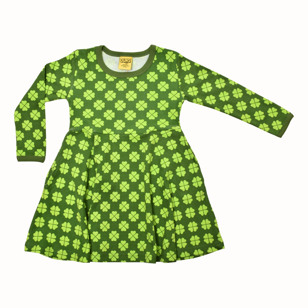 [DUNS Sweden] LS Skater Dress - Clover Treetop Green
