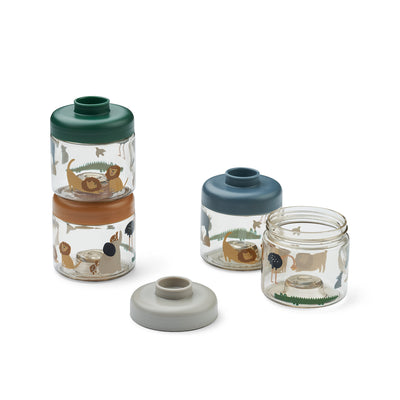[Liewood] Dominique Baby Food Boxes 4-Pack