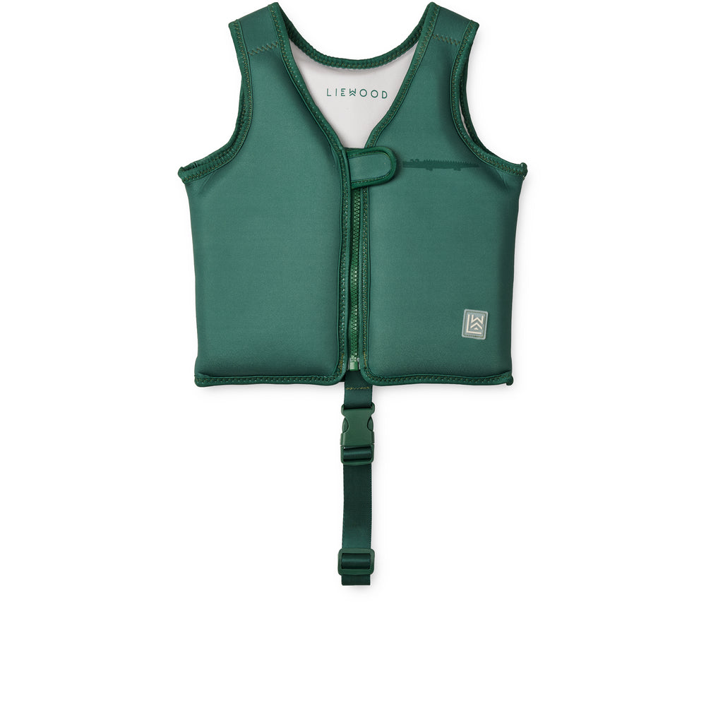 [Liewood] Dove Crocodile Swim Vest - Garden Green