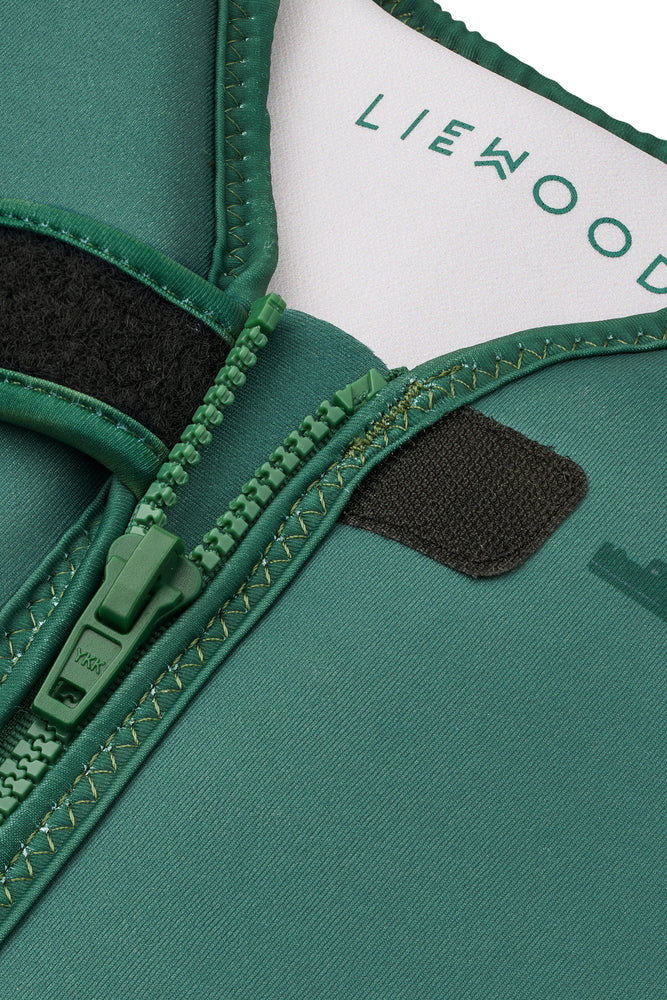[Liewood] Dove Crocodile Swim Vest - Garden Green
