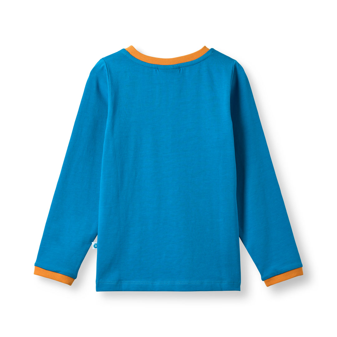 [Smafolk] Elstar Long Sleeve Shirt With Robot - Tropic Wave