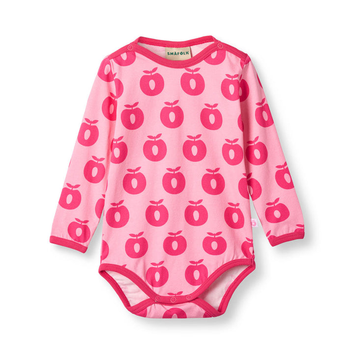 [Smafolk] Elstar Long Sleeve Body With Apple - Pink Lilac
