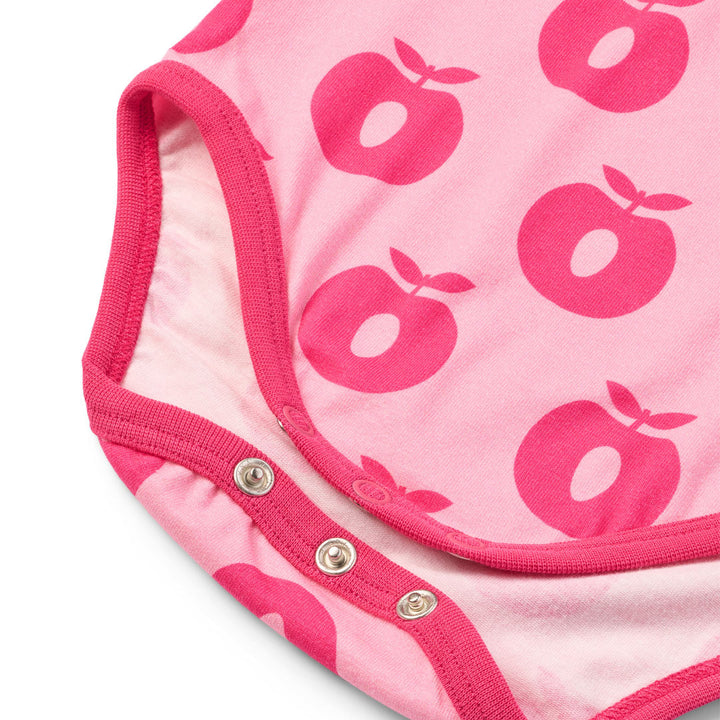 [Smafolk] Elstar Long Sleeve Body With Apple - Pink Lilac