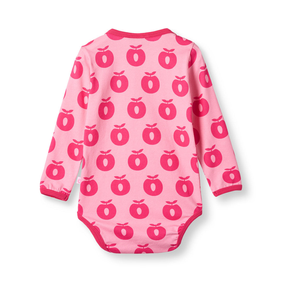 [Smafolk] Elstar Long Sleeve Body With Apple - Pink Lilac