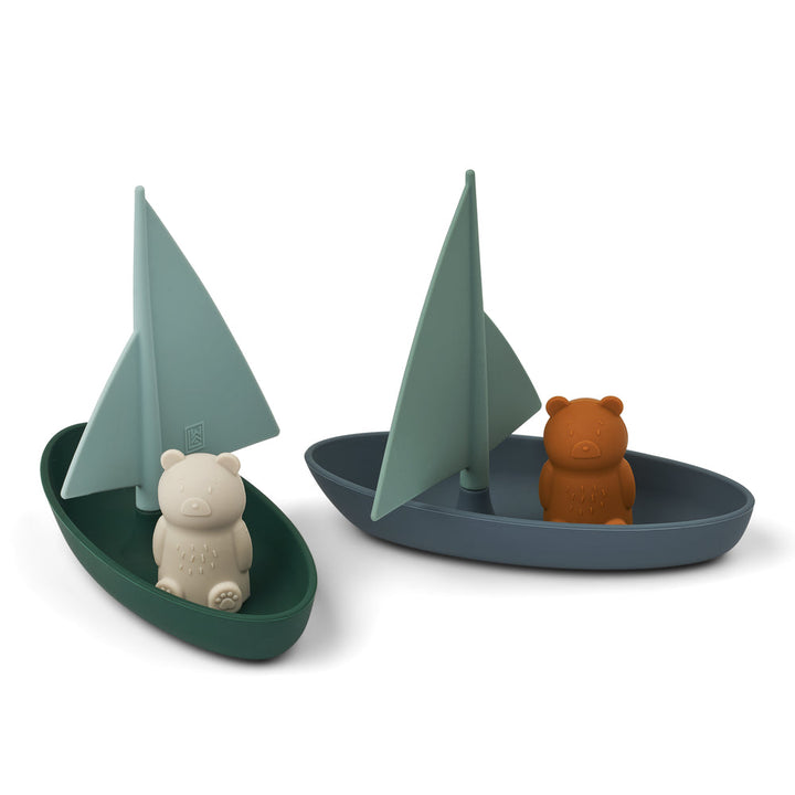 [Liewood] Ensley Spielzeugboote 2er-Pack - Walblau Multi Mix 