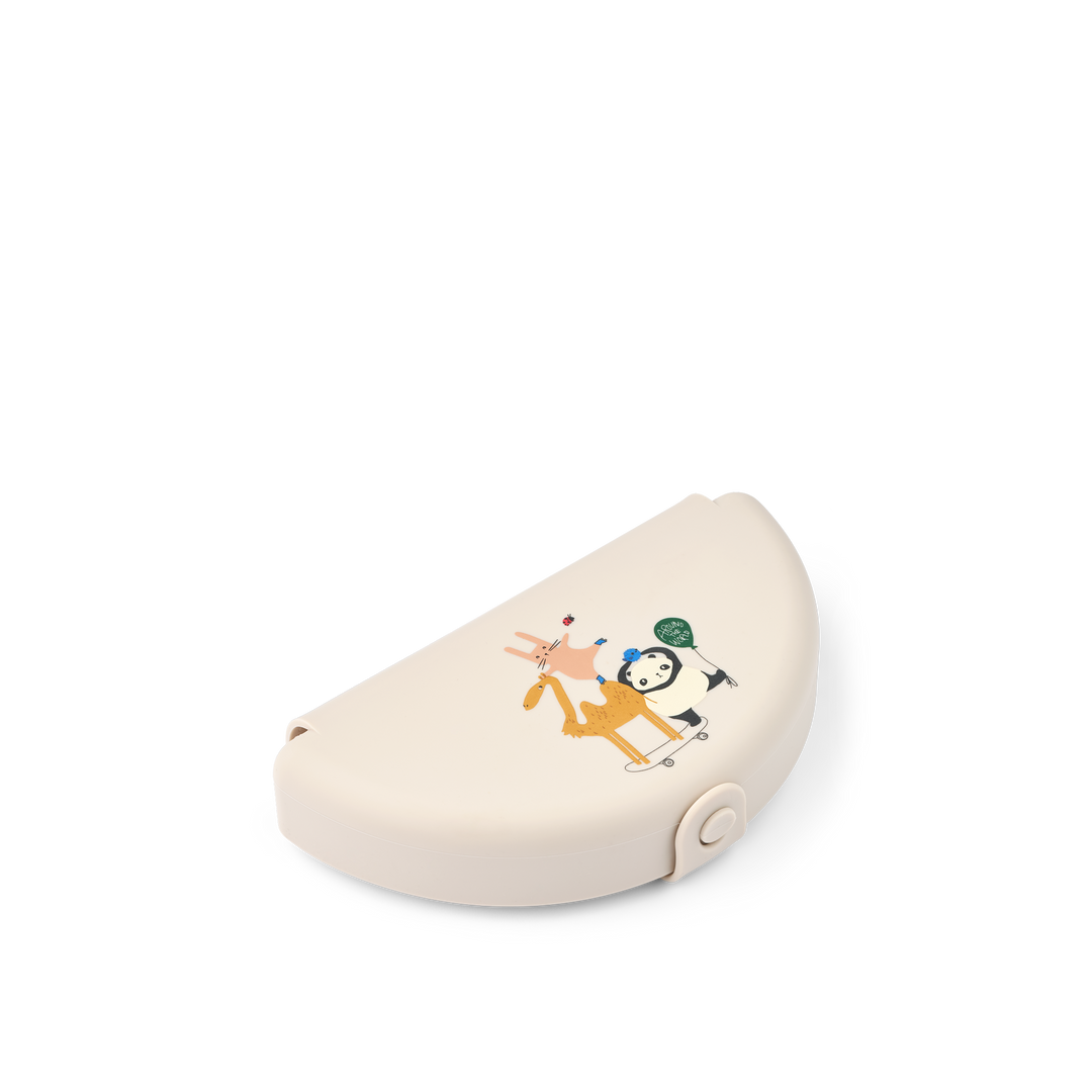 [Liewood] Eugene Foldable Snack Box - Around The World / Sandy