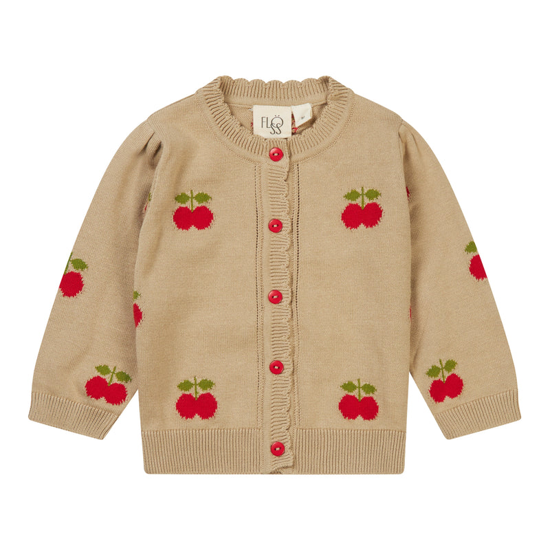 [Floss] Barbara Cardigan - Tan / Apple